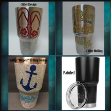 Load image into Gallery viewer, MALTESE CROSS #1 | Glitter and/or Painted Stainless Steel Tumbler