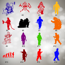 Load image into Gallery viewer, FIREFIGHTER #1-16 | Vinyl Decal