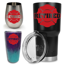 Load image into Gallery viewer, MALTESE CROSS #4 | Glitter and/or Painted Stainless Steel Tumbler