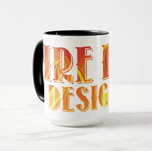 Load image into Gallery viewer, 1. 15oz two tone coffee mug - maroon