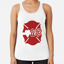 Load image into Gallery viewer, FIRE WIFE #25 | women's racerback tank top