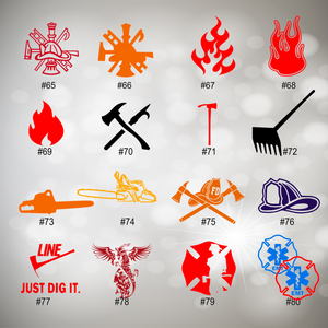 FIREFIGHTING #49-64 | Vinyl Decal