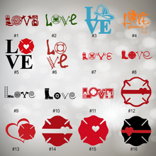 Load image into Gallery viewer, FIRE LOVE #1-16 | Vinyl Decal
