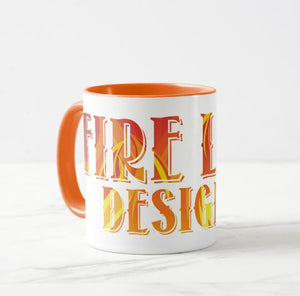 1. 15oz two tone coffee mug - black