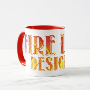 1. 11oz two tone coffee mug - yellow