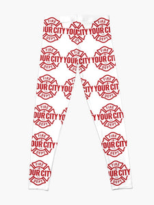 MALTESE CROSS with CITY #23 | women's leggings