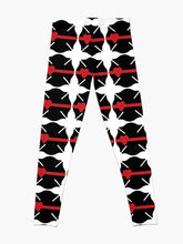 Load image into Gallery viewer, MALTESE CROSS with RED LINE HEART #43 | women&#39;s leggings
