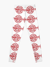 Load image into Gallery viewer, MALTESE CROSS with CITY #23 | women&#39;s leggings
