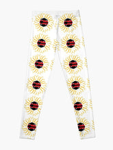 Load image into Gallery viewer, SUNFLOWER MALTESE CROSS #40 | women&#39;s leggings
