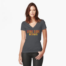 Load image into Gallery viewer, 1. women&#39;s v-neck tee
