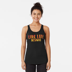 MALTESE CROSS with RED LINE and HEART #16 | women's racerback tank top