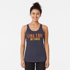 MALTESE CROSS with RED LINE and HEART #16 | women's racerback tank top