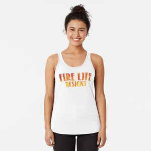 MALTESE CROSS with RED LINE and HEART #16 | women's racerback tank top