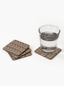 1. masonite board coasters