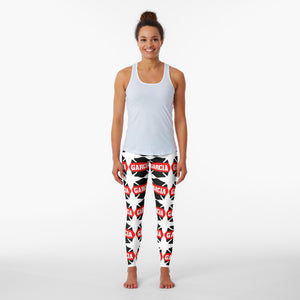 MALTESE CROSS with NAME #22 | women's leggings