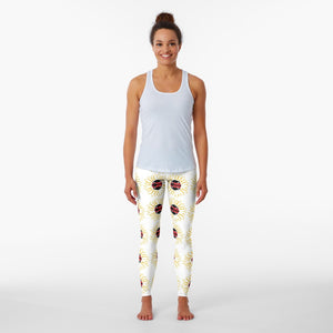 SUNFLOWER MALTESE CROSS #40 | women's leggings
