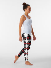 Load image into Gallery viewer, MALTESE CROSS with RED LINE HEART #43 | women&#39;s leggings
