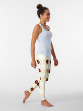 Load image into Gallery viewer, SUNFLOWER MALTESE CROSS #40 | women&#39;s leggings
